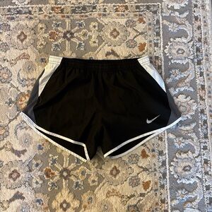 Nike Women's Athletic Shorts Black with White Accents